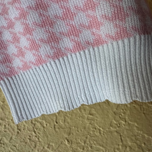 MÍA MOD Elegant Pink and White Cowl Neck Sweater - Picture 5 of 9